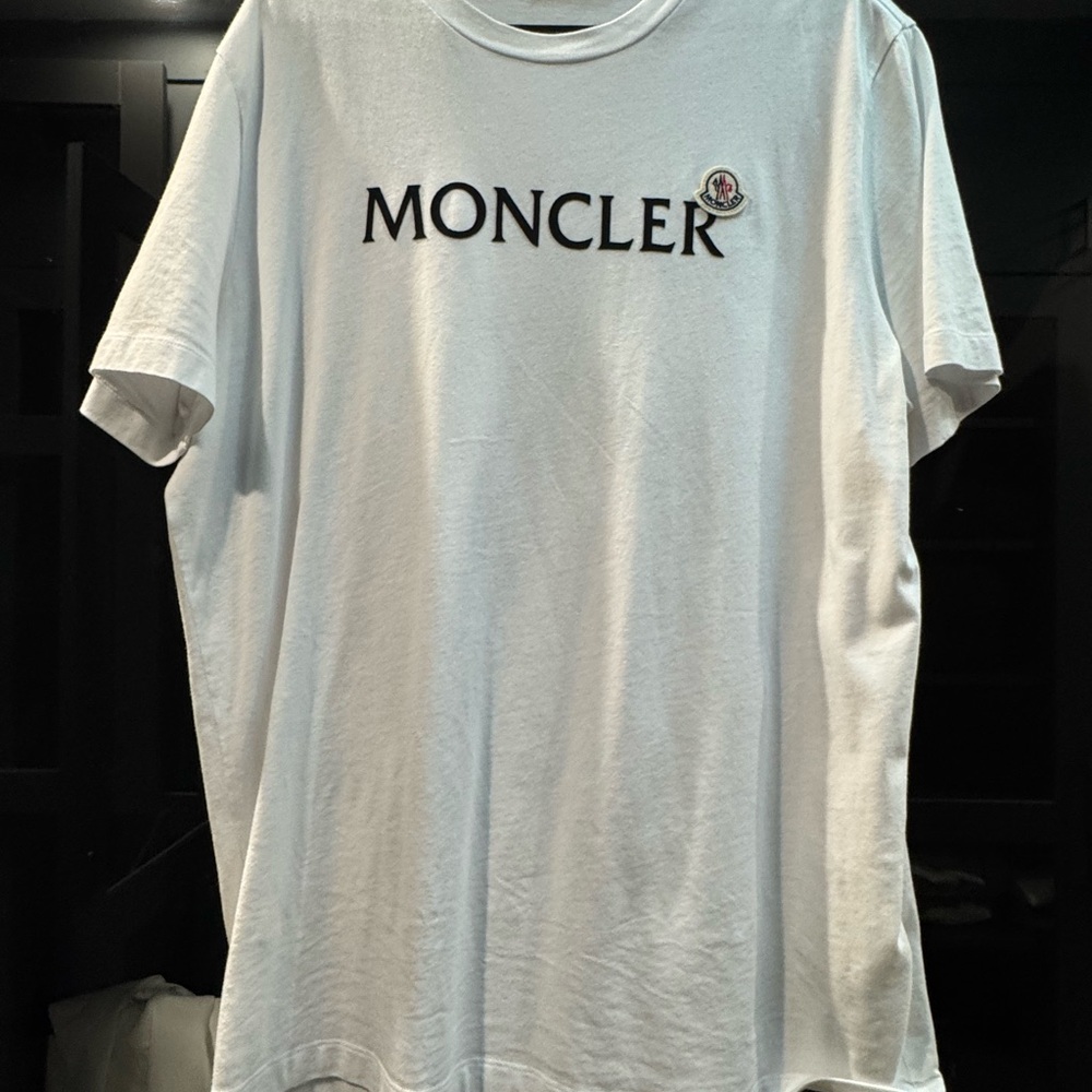 Moncler Classic White Short Sleeve Tee